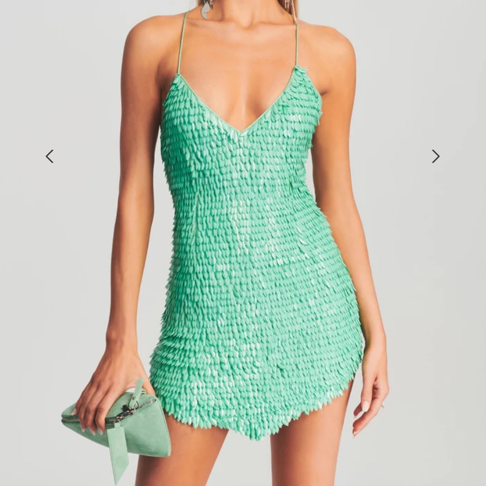 Retrofete feather dress